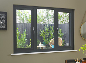Fenêtre en aluminium oscillo-battante à ouverture vers l'intérieur, excellente étanchéité, quincaillerie <span class=keywords><strong>de</strong></span> sécurité pour villa - Product Image 4