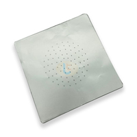 Feuilles de papier d'aluminium perforées de haute qualité, 150 mm carrés, de qualité alimentaire, à texture douce, pour chicha, tempérament dur, adaptées à l'utilisation de la chicha, OEM