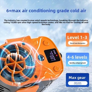 Ventilateur portable turbofan à prix de gros, pour extérieur, haute température, rechargeable, ultra longue autonomie, mini ventilateur à fixer à la taille - Product Image 2