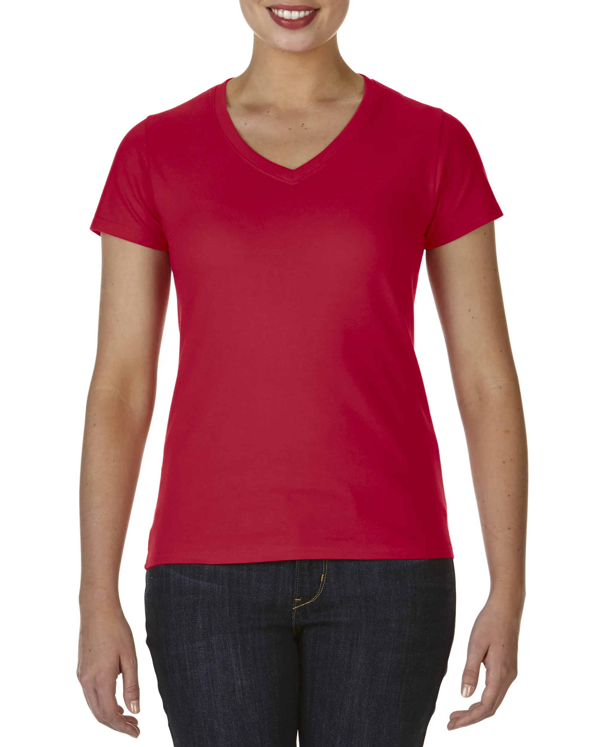 150g 순면 V-넥 일반 반팔 티셔츠 광고 티셔츠 의류 맞춤 인쇄 로고 티셔츠 여성 캐주얼