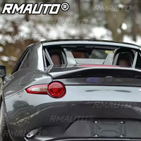 Pour Mazda MX5 Miata ND RF Style LMS Aileron de coffre en fibre de carbone et fibre de verre non peint, type bec de canard, accessoire de course