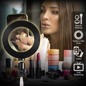 Bán Buôn Tự Sướng Vòng Ánh Sáng 10 Inch 12 Inch 18 Inch Điện Thoại Tự Sướng <span class=keywords><strong>LED</strong></span> Vòng Tròn Lớn <span class=keywords><strong>LED</strong></span> Vòng Ánh Sáng Với Tripod Đứng - Product Image 3