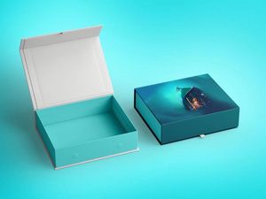 Custom Logo Printed <b>Magnetic</b> Closure Luxury Book Shaped Packaging Clamshell Paper <b>Box</b> Recyclable Rigid <b>Magnetic</b> Gift <b>Box</b> - Product Image 1