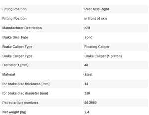 5143702AA 5143703AA Étrier <span class=keywords><strong>de</strong></span> <span class=keywords><strong>frein</strong></span> arrière pour Jeep Grand Cherokee WK Jeep Commander XK 2005-2010 - Product Image 6