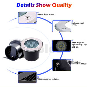 Lumière encastrée Hofoled pour aménagement paysager, éclairage extérieur encastré pour terrasse, jardin, <span class=keywords><strong>sol</strong></span>, IP67, lampe enterrée, lumière LED souterraine - Product Image 3