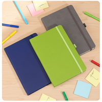 Carnet en cuir gaufré avec logo personnalisé A4 A5 A6, pages intérieures personnalisées, reliure, sangle élastique, idéal pour l'école