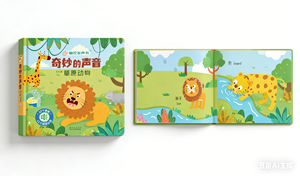 Prêt à commander : Ensemble de 4 livres sonores sur le thème de la <span class=keywords><strong>nature</strong></span> des prairies, de la vie à la ferme, des animaux, jouet éducatif pour tout-petits, couverture personnalisée en carton - Product Image 2