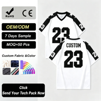 Camisetas de Punto Formales con Cuello en V para Hombre, de Alta Calidad, 180 Gramos, Lavado Ácido Personalizado, con Diseño
