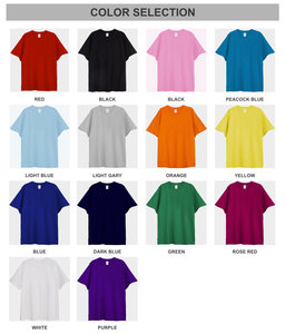 T-shirt décontracté à manches courtes et col rond en coton 200 g/m² pour homme, couleur unie, coupe ample, design vierge, vente chaude - Product Image 4