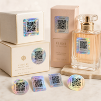 Étiquettes de sécurité anti-contrefaçon avec code QR personnalisé, autocollants holographiques variables pour l'emballage de produits cosmétiques, électroniques et vestimentaires