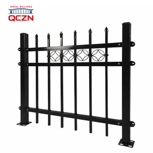 <span class=keywords><strong>Puerta</strong></span> y Valla de Hierro Forjado de Diseño Moderno Personalizable con Marco Metálico - Product Image 1