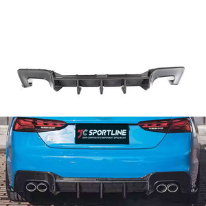 แผ่นกระจายกันชนท้ายรถยนต์ S5คาร์บอนไฟเบอร์สำหรับ <span class=keywords><strong>Audi</strong></span> S5 B9 <span class=keywords><strong>A5</strong></span> Sline <span class=keywords><strong>Sportback</strong></span> 4ประตู<span class=keywords><strong>2020</strong></span> 2021 - Product Image 1