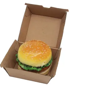 wholesale fair price take away food paper cardboard burger box