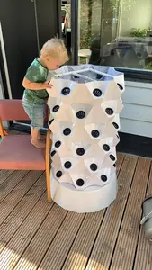 ระบบไฮโดรโปนิกส์แบบหมุนสำหรับบ้านหรือฟาร์ม,ระบบไฮโดรโปนิกส์แบบแนวดิ่งสำหรับสวนเรือนกระจกทางการเกษตรแบบใหม่หนึ่งเรือน - Product Image 5