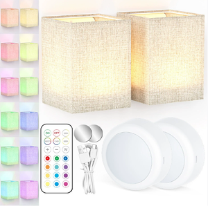 <span class=keywords><strong>Lampada</strong></span> <span class=keywords><strong>da</strong></span> <span class=keywords><strong>Parete</strong></span> LED <span class=keywords><strong>a</strong></span> 13 Colori per PC, Illuminazione <span class=keywords><strong>a</strong></span> <span class=keywords><strong>Batteria</strong></span> Ricaricabile con Telecomando, Luce Notturna Dimmerabile per Camera <span class=keywords><strong>da</strong></span> Letto, Stile Moderno Minimalista - Product Image 5