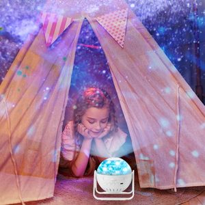 Children's Rotating 10W LED Night <b>Light</b> Table Lamp Star Moon <b>Projector</b> Plastic Decor Planetarium Bedroom Battery Powered AC - Product Image 3