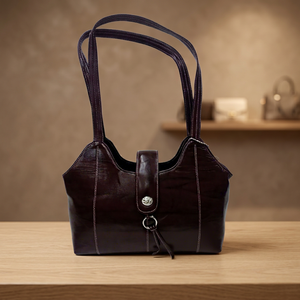 Bolsos de Mano de Cuero Genuino de Lujo para Mujer, BS International, Cierre de Cremallera Resistente, Ligeros, Gran Capacidad, Impermeables - Product Image 4