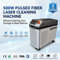 Machine de nettoyage au laser pulsé refroidie par air 500 W pour le nettoyage marin et la restauration des bâtiments