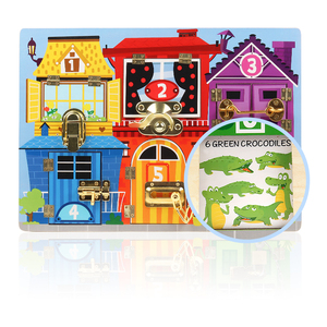 Giocattolo Educativo Montessori in Legno per Bambini, Puzzle Silenzioso con Sblocco, Vendita Diretta dal Produttore - Product Image 4