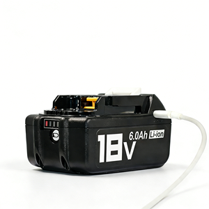Batería de Repuesto de Iones de Litio para Herramientas Eléctricas <span class=keywords><strong>Makita</strong></span> de 18V, con Entrada/Salida Tipo-C, Compatible con LXT BL1850 BL1840 - Product Image 1
