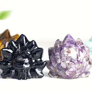 Crystal Resin Nine-Tailed Fox Figurine | Unique Resin Craft for Art Collectible and Home Decor - Product Image 3