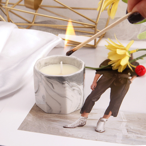 Luxury Wedding <strong>Candle</strong> Favors Marbled Ceramic with Custom Logo | Eco-Soy &amp; Sandalwood | Hotel/Event Bulk Orders &amp; Festival Gifts - Product Image 3