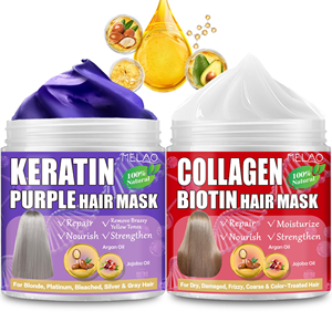 Série de masques capillaires naturels MELAO OEM Factory Brand, traitement revitalisant en profondeur, fournisseur en gros, prix de gros - Product Image 6