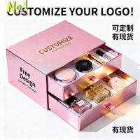 Boîtes d'expédition de vêtements en carton ondulé avec impression de logo de marque personnalisée boîte postale d'emballage d'enveloppe de couleur rose pour parfum soins de la peau
