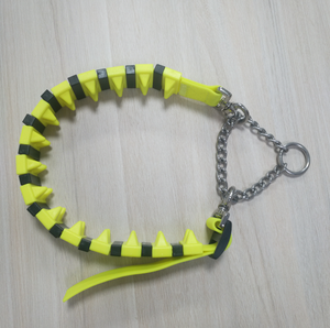 전술 Pvc 훈련 개 목걸이 크기 스테인레스 스틸 체인과 폴리 에스테르 소재 내구성 <span class=keywords><strong>Martingale</strong></span> 스타일 작은 Xl 솔리드 - Product Image 6