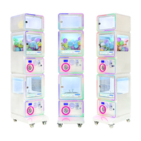 Machine à capsules professionnelle avec capacité de 10 cm de diamètre pour les balles, écran LCD indépendant pour les salles d'arcade intérieures
