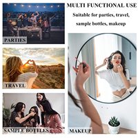 Tubes à essai de parfum portables Bouteilles en verre sûres et sécurisées pour les échantillons de parfum en déplacement pour les amateurs de parfum