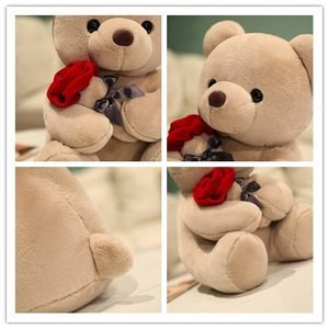 Usine Directe Jolie Peluche Ours en Peluche Rose Jouet Cadeau pour Anniversaires Filles Saint-Valentin Coton PP - Product Image 5