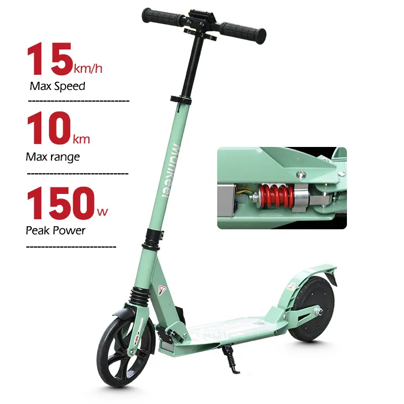 MK072 Patinete Electrico W 8 بوصة رخيصة الثمن الصين E سكوتر دراجة قابلة للطي ركلة القدم سكوتر كهربائي للأطفال البالغين