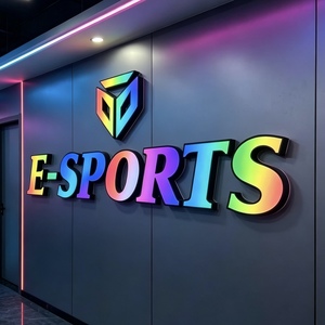 ออกแบบฟรี จัดส่งรวดเร็ว ป้ายไฟ LED RGB แบบกำหนดเอง เปลี่ยนสีได้ ป้ายอะคริลิค 3 มิติ สำหรับบาร์ คลับ ปาร์ตี้ ป้ายโฆษณา - Product Image 3