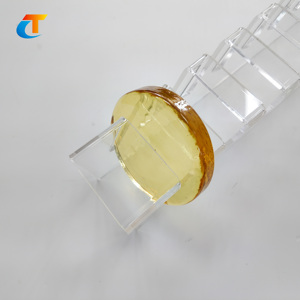 Disque rond en verre de cristal au plomb LONGTAI pour moulage Pâte de Verre, verre décoratif, 100 mm de diamètre, 15 mm d'épaisseur - Product Image 2