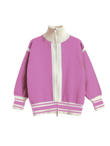 <span class=keywords><strong>Cardigan</strong></span> personalizzato OEM ODM nuovo Design da donna in maglia Color Block <span class=keywords><strong>con</strong></span> <span class=keywords><strong>Cardigan</strong></span> maglione a righe a contrasto <span class=keywords><strong>con</strong></span> <span class=keywords><strong>cerniera</strong></span> - Product Image 6