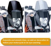 Accesorios para Motocicletas XXUN, Parabrisas, Deflector de Viento para KTM Duke 690 Duke 690 R 2008-2019