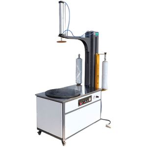 Machine d'emballage extensible automatique pour palettes, pour armoires verticales, boîtes en mousse, cartons, boîtes en bois, cintres à vêtements, caisses métalliques et palettes - Product Image 5