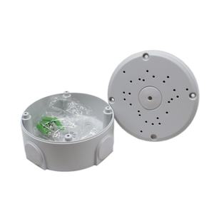 صندوق توصيل كاميرا مراقبة دائري بلاستيكي 12 سم للتركيب في السقف، صندوق إخفاء الأسلاك ومصدر الطاقة، حامل لكاميرا المراقبة - Product Image 4