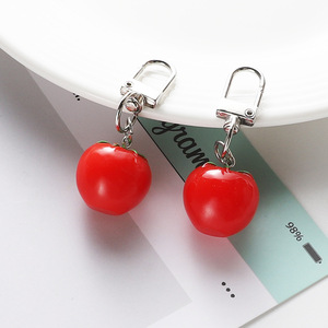 Estilo <span class=keywords><strong>de</strong></span> moda <span class=keywords><strong>Tomate</strong></span> <span class=keywords><strong>rojo</strong></span> Forma Bolsa Encanto Llavero Metal Bland Simulación <span class=keywords><strong>Tomate</strong></span> Llavero Moda Llavero Bolsa Encanto Colgante - Product Image 1