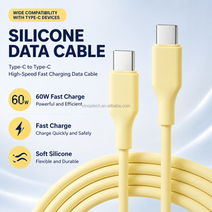สายชาร์จเร็วแบบซิลิโคน 1.5 เมตร 3A Type-C รองรับ PD60W ใช้ได้กับ <span class=keywords><strong>IOS</strong></span> กล้อง และหูฟัง ขายส่ง - Product Image 5
