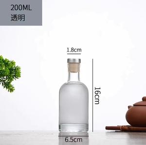 Botella de Vidrio Transparente de 50 ml, 100 ml, 375 ml con Tapa Sellada para Vodka, Tequila, Licor, Alcohol <span class=keywords><strong>Medicinal</strong></span>, Grabado, Agricultura - Product Image 5