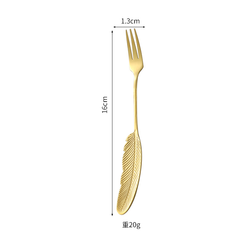 Pluma Dorada - Tenedor