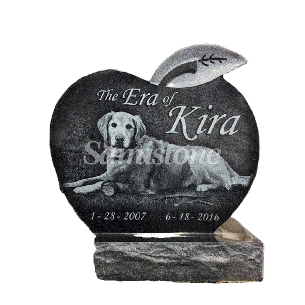 headstone for grave etched
