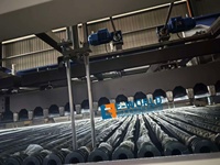 Fourneau de trempage de verre à rayonnement horizontal Eworld EW-F-2436 avec PLC Siemens 768KW