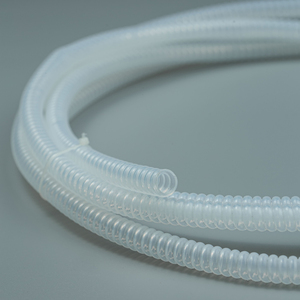 F46 tubo corrugado FEP ventiladores Tubo Transparente tubo de plástico virgen Ptfe fuelle tubo - Product Image 1