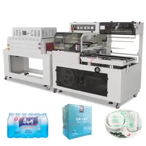 Automatic L-sealer Heat Tunnel Pva Film Carton Box Cosmetic Food Bottle Shrink Wrapping Machine