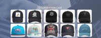 Gorras de Béisbol Bordadas Personalizadas con Diseño de Sándwich, Gorras Casuales Estilo Dad Hat |   Gorras Unisex Premium Sin Estructura, 100% Algodón, Ajustables, con Logotipo