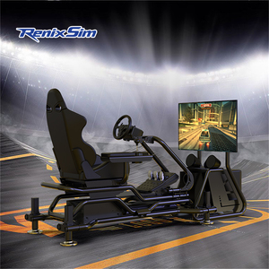 Renixsim Kit complet simulateur de course automobile avec cockpit GT clé en main pour centre de jeux d'arcade et équipement d'entraînement - Product Image 1