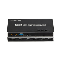 Carte de capture vidéo USB3.0 HDMI 4 canaux 4K pour PS4, diffusion en direct, sortie en boucle audio et vidéo, accessoire multivue sans coupure